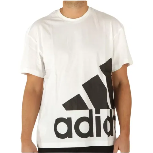 Mens Print T-shirt , male, Sizes: M, L - Adidas - Modalova