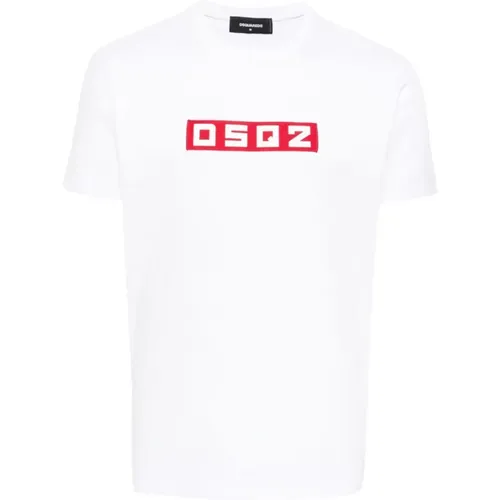 Logo Applique Jersey T-Shirt - Dsquared2 - Modalova