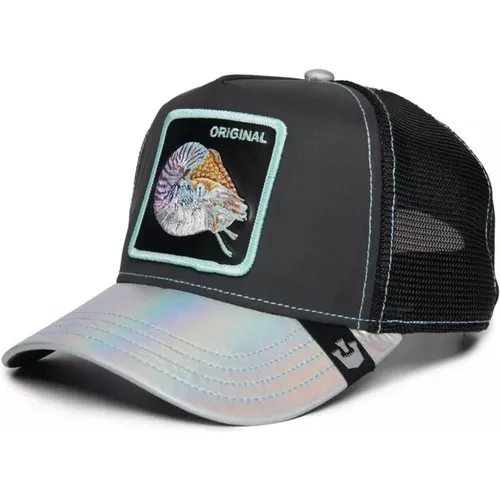 Schwarze Ammonita Go Way Back Trucker Cap - Goorin Bros - Modalova