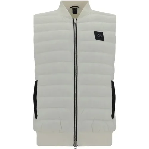 Nylon Down Jacket Short Sleeves , male, Sizes: M, L, XL - Moose Knuckles - Modalova