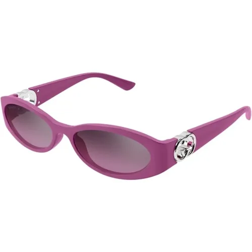 Fuchsia Sunglasses Gg1660S Model , female, Sizes: 54 MM - Gucci - Modalova