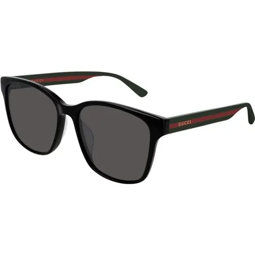 Schwarze Sonnenbrille Ss24 Damen Accessoires , Damen, Größe: 56 MM - Gucci - Modalova
