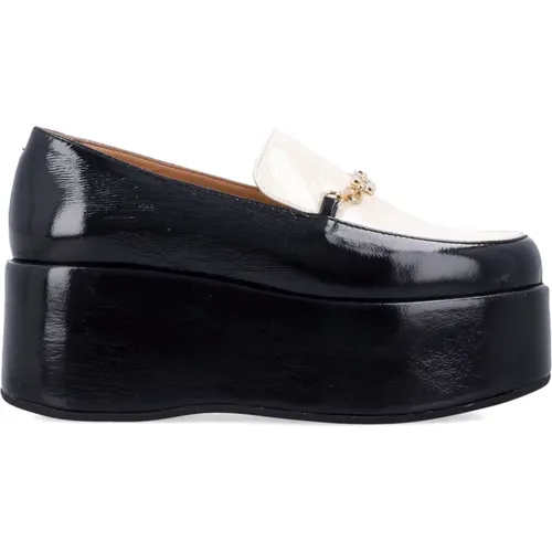 Egret Platform Loafers , female, Sizes: 7 UK, 3 UK, 6 UK - Ganni - Modalova