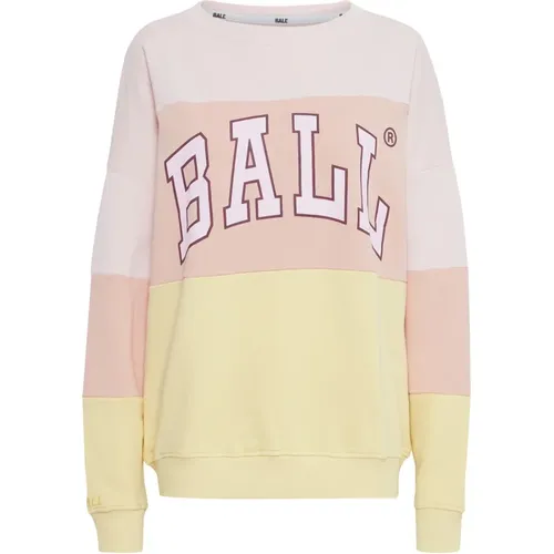 Candy Pink Multi Sweatshirt , Damen, Größe: XL - Ball - Modalova
