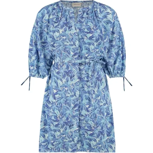 Blaues Palmetto Clipper Kleid , Damen, Größe: M - Fabienne Chapot - Modalova