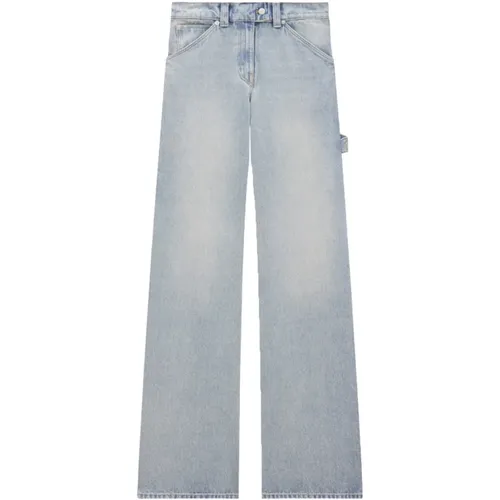 High-Waist Baggy Denim Jeans , Damen, Größe: W27 - Courrèges - Modalova