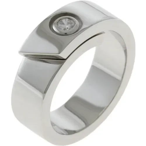 Pre-owned White Gold rings , female, Sizes: ONE SIZE - Cartier Vintage - Modalova