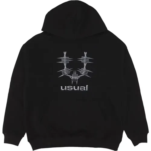 Metal Hoodie Leichte Streetwear , Herren, Größe: XL - Usual - Modalova