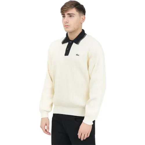 Französischer Stil Pullover , Herren, Größe: XL - Lacoste - Modalova