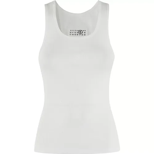 Ärmelloses Tank Top , Damen, Größe: M - MM6 Maison Margiela - Modalova