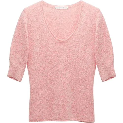 Luxusfreude Rosa Weiß Pullover , Damen, Größe: L - dorothee schumacher - Modalova