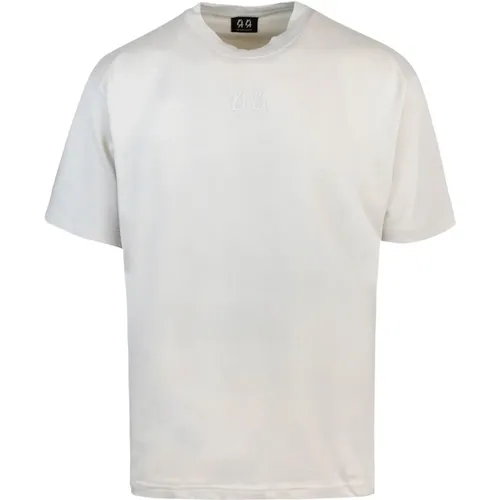 Retro T-shirt Regular Fit Print Embroidery , male, Sizes: L, M, S - 44 Label Group - Modalova