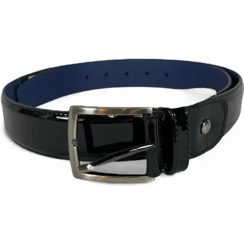 Floris Mens Belt Patent Leather , male, Sizes: 105 CM, 95 CM - Van Bommel - Modalova