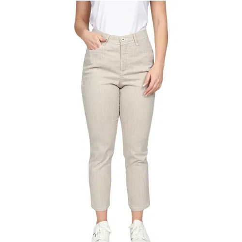 Slim-fit Trousers , female, Sizes: M, XL, 3XL, 2XL - 2-Biz - Modalova