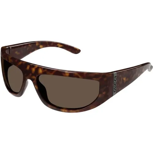 Braune Havana Sonnenbrille Gg1574S 002 - Gucci - Modalova