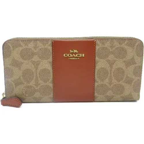 Pre-owned Canvas wallets , female, Sizes: ONE SIZE - Coach Pre-owned - Modalova