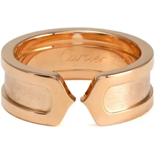 Pre-owned Rose Gold rings , female, Sizes: ONE SIZE - Cartier Vintage - Modalova