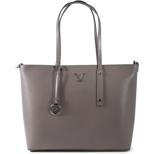 Italienische Saffiano-Lederhandtasche - 19v69 Italia - Modalova