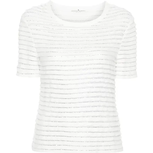 Weiße T-Shirts & Polos für Frauen,T-Shirts - Ermanno Scervino - Modalova