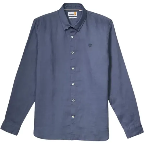 Mill Brook Linen Shirt , male, Sizes: L, 2XL, 3XL, XL, M - Timberland - Modalova