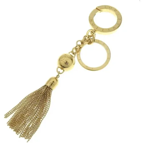 Pre-owned Gold key-holders , female, Sizes: ONE SIZE - Louis Vuitton Vintage - Modalova
