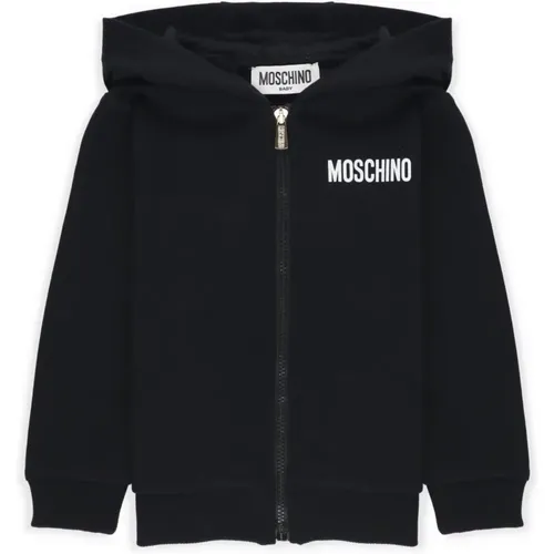 Kinder Schwarzer Pullover Kapuze Tessy Bear - Moschino - Modalova