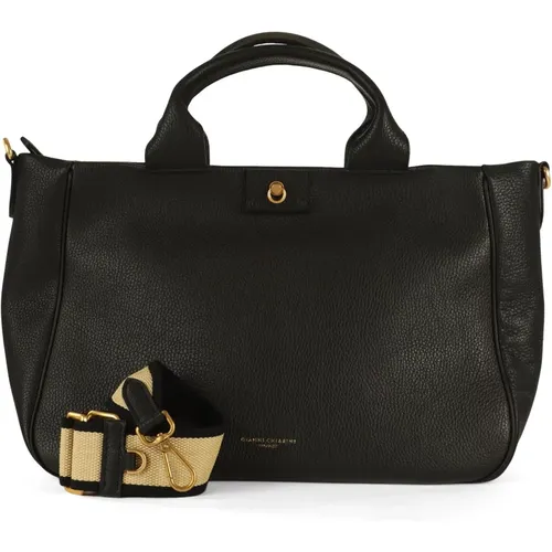 Hammered Leather Handbag Harmony , female, Sizes: ONE SIZE - Gianni Chiarini - Modalova