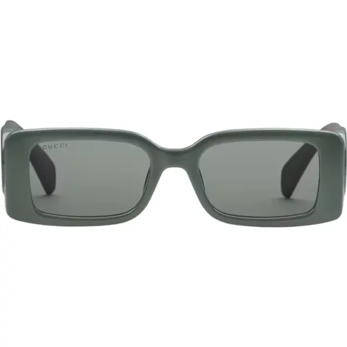 Rechteckige Sonnenbrille Gg1325S-003 Silber - Gucci - Modalova