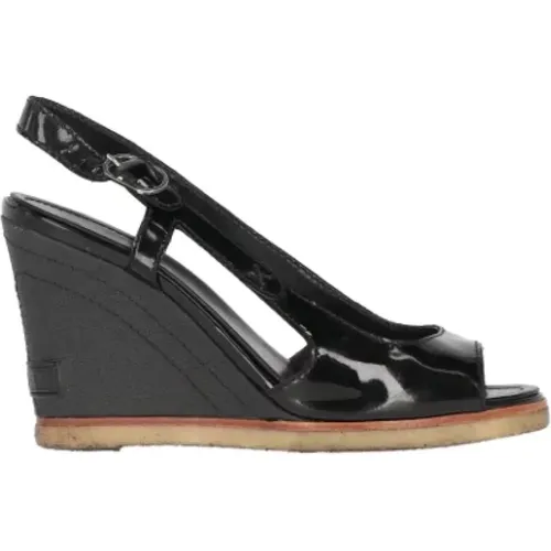 Pre-owned Leather sandals , female, Sizes: 3 UK - Chanel Vintage - Modalova