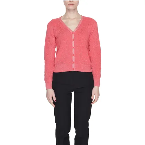 Shine V-Ausschnitt Cardigan Frühling/Sommer Kollektion , Damen, Größe: S - Vero Moda - Modalova