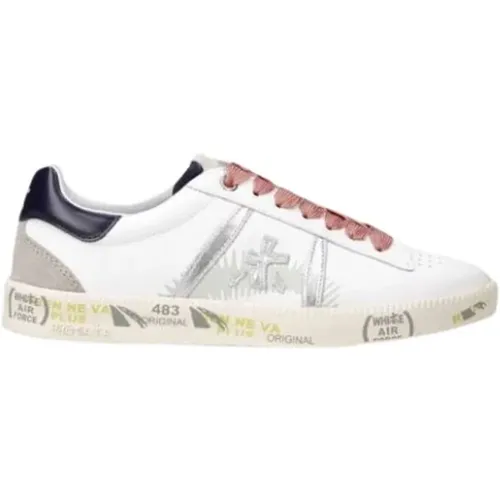 Weiße Leder Sneakers Andy-D 6532 , Damen, Größe: 37 EU - Premiata - Modalova