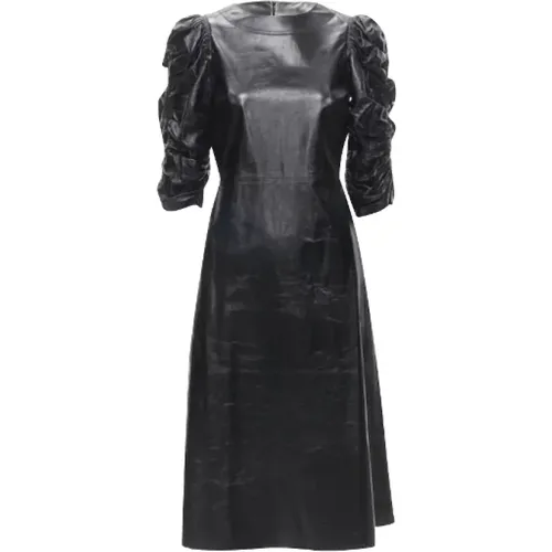 Pre-owned Leather dresses , female, Sizes: XS - Celine Vintage - Modalova