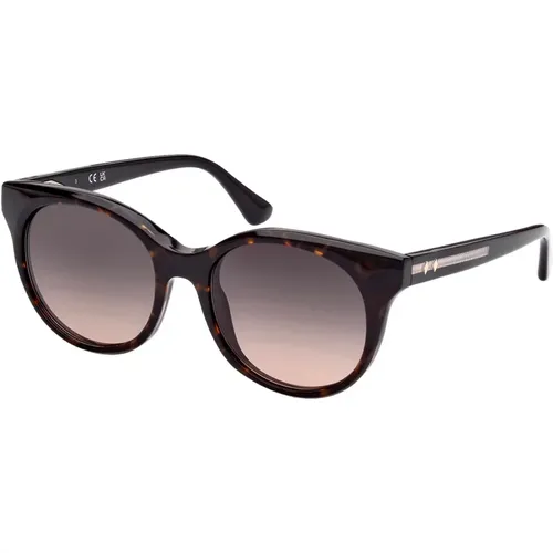 Tortoise/Grey Shaded Sonnenbrille , unisex, Größe: 54 MM - WEB Eyewear - Modalova
