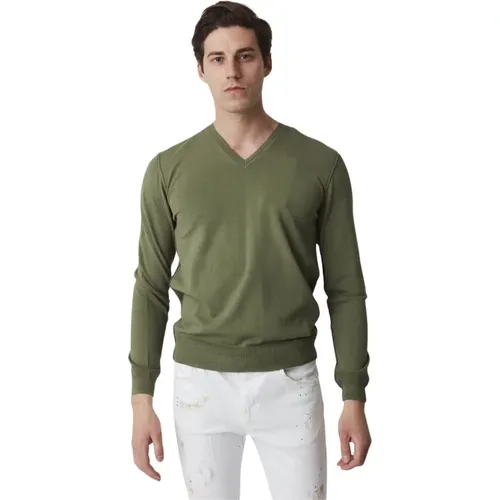 V-Neck Sweater , male, Sizes: XL - Dondup - Modalova