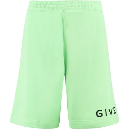 Sweatshorts mit kontrastierendem Logo-Print - Givenchy - Modalova