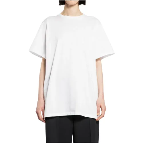 Besticktes Monogramm Oversized T-Shirt , Damen, Größe: M - Max Mara - Modalova