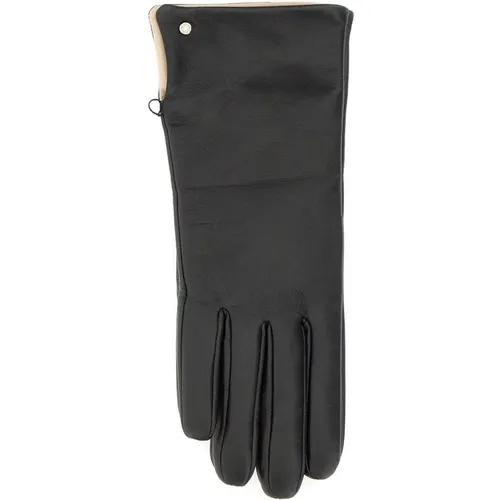 Leather Gloves Wool Lined , female, Sizes: L, M - Gianni Chiarini - Modalova