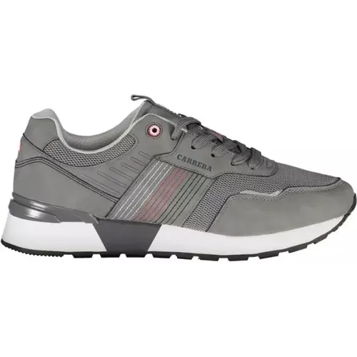 Grey Sneakers with Eco-Leather Accents , male, Sizes: 10 UK - Carrera - Modalova