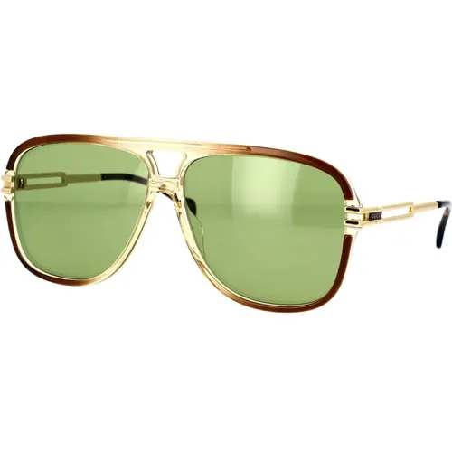 Sunglasses Gg1105S 003 , male, Sizes: 63 MM - Gucci - Modalova