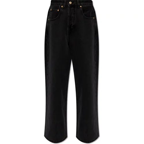 Jeans with wide legs , female, Sizes: W32, W30, W28, W29 - Jacquemus - Modalova