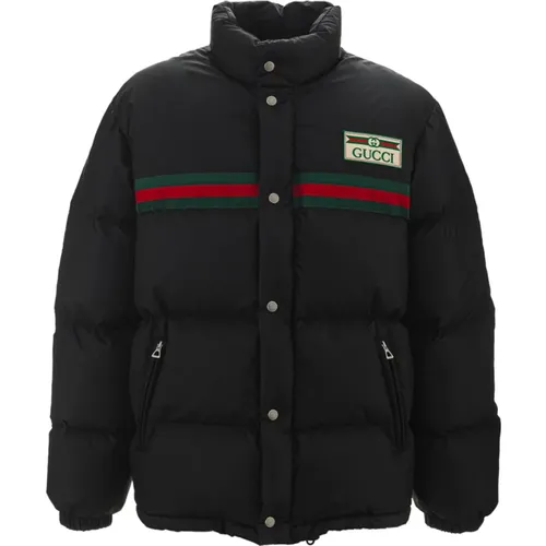 Padded Water-Repellent Jacket with Logo , male, Sizes: L - Gucci - Modalova