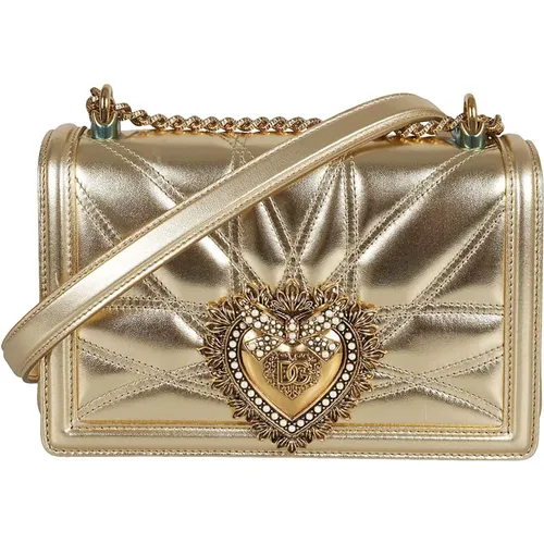 Quilted Devotion Shoulder Bag , female, Sizes: ONE SIZE - Dolce & Gabbana - Modalova