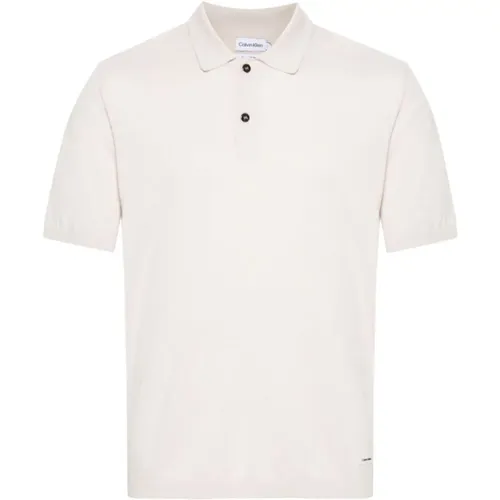 T-shirts and Polos , male, Sizes: L, M, XL, S - Calvin Klein - Modalova