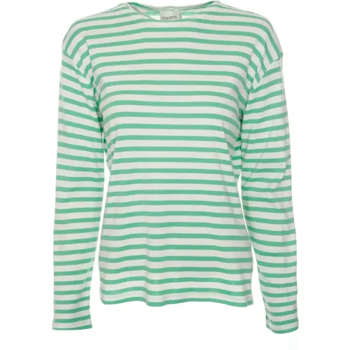 Longsleeve Striped , Damen, Größe: S - closed - Modalova