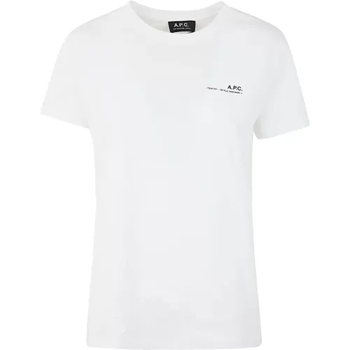 Stylisches F T-Shirt , Damen, Größe: 2XL - A.p.c. - Modalova