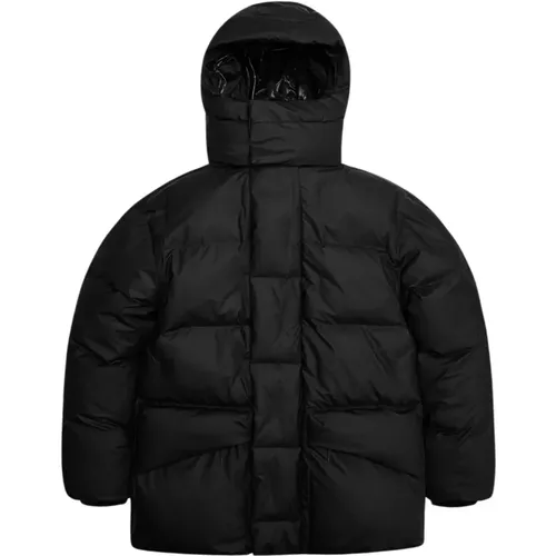 Harbin Puffer Jacket - Waterproof Winter Jacket , female, Sizes: S, M, L - Rains - Modalova