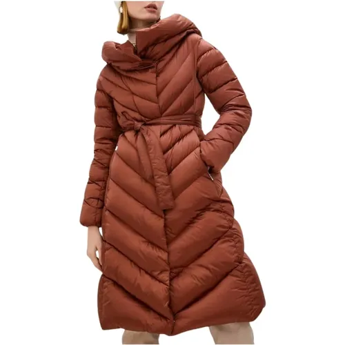 Lange rote technische Stoffjacke - add - Modalova