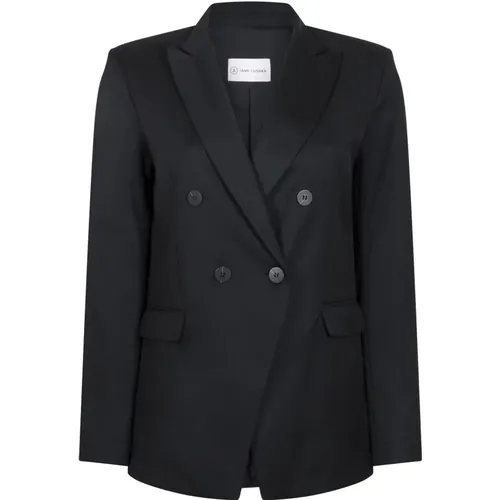 Eleganter Greet Blazer in Schwarz , Damen, Größe: M - Jane Lushka - Modalova