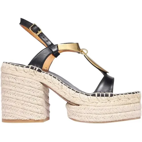 Pema Espadrille Sandalen , Damen, Größe: 40 EU - Chloé - Modalova