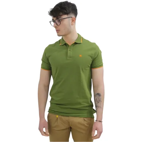 Short Sleeve Polo Shirt , male, Sizes: S - Manuel Ritz - Modalova